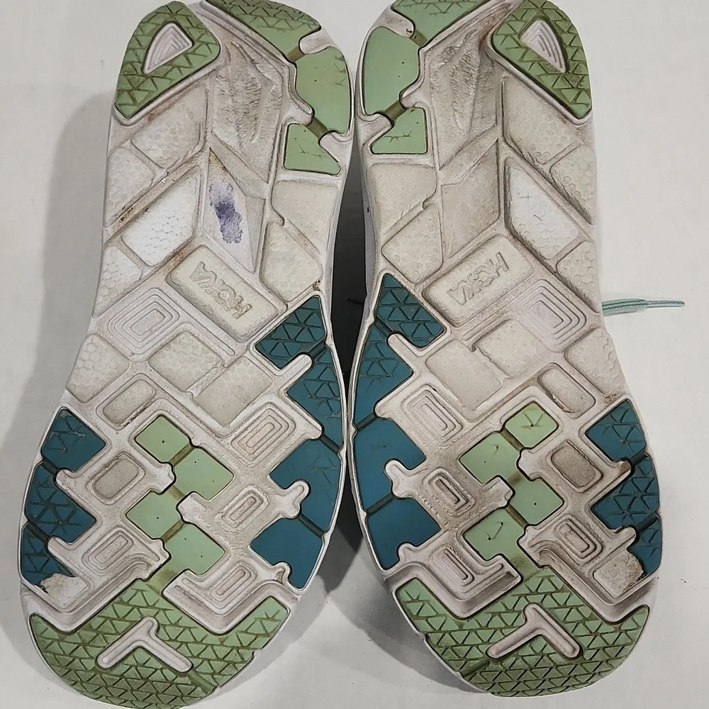 Hoka One One Clifton 5 Running Shoes Womens Size 9.5 M Teal Comfort Breathable - Picture 5 of 6